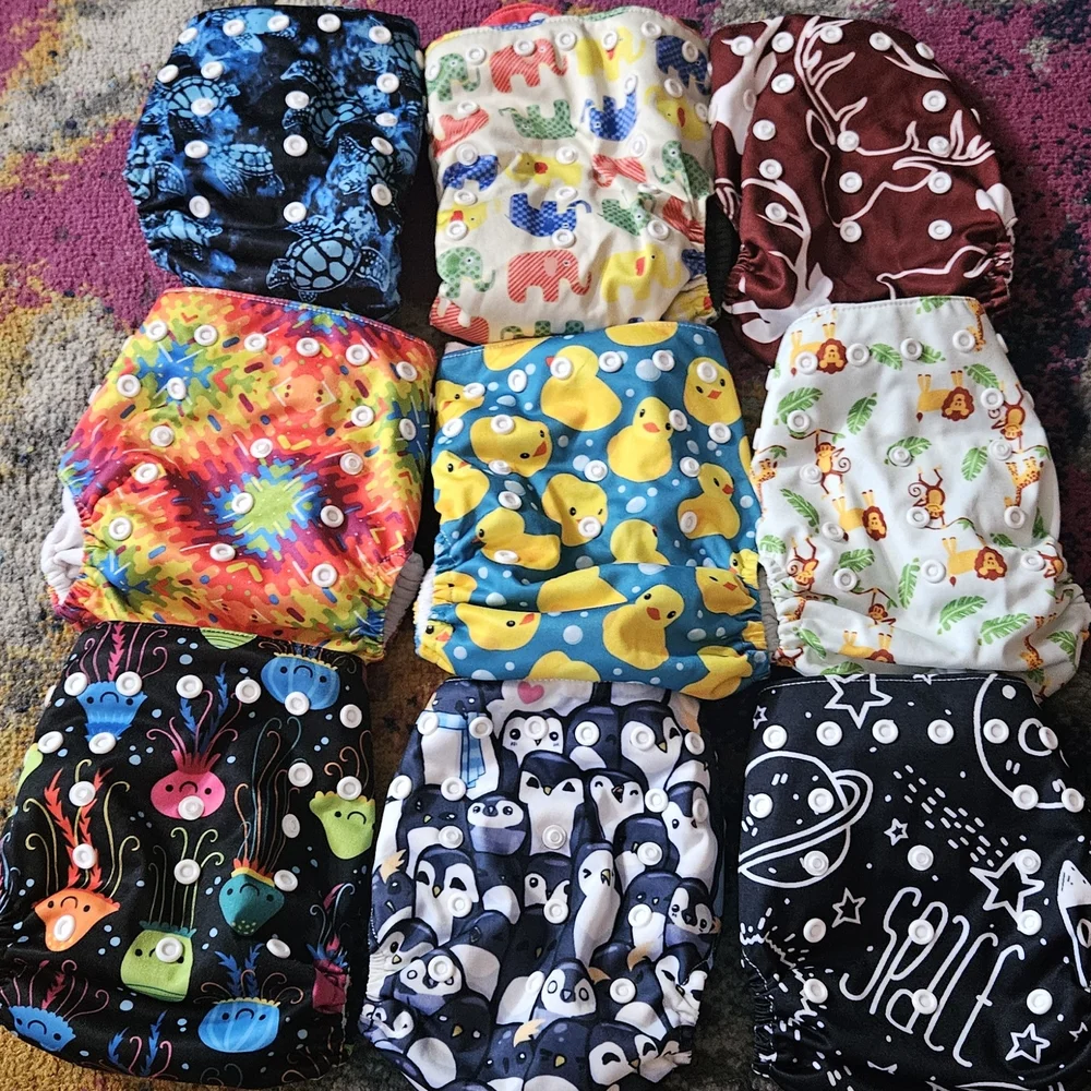 Colorful Pocket Cloth Diapers